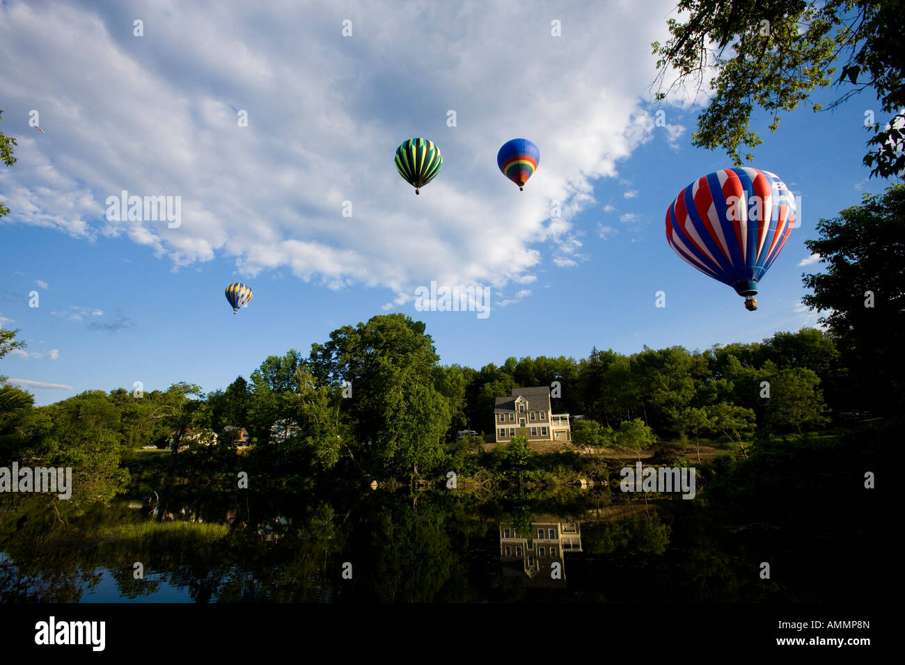 Quechee Balloon Festival in Quechee Vermont USA Stock Photo Alamy