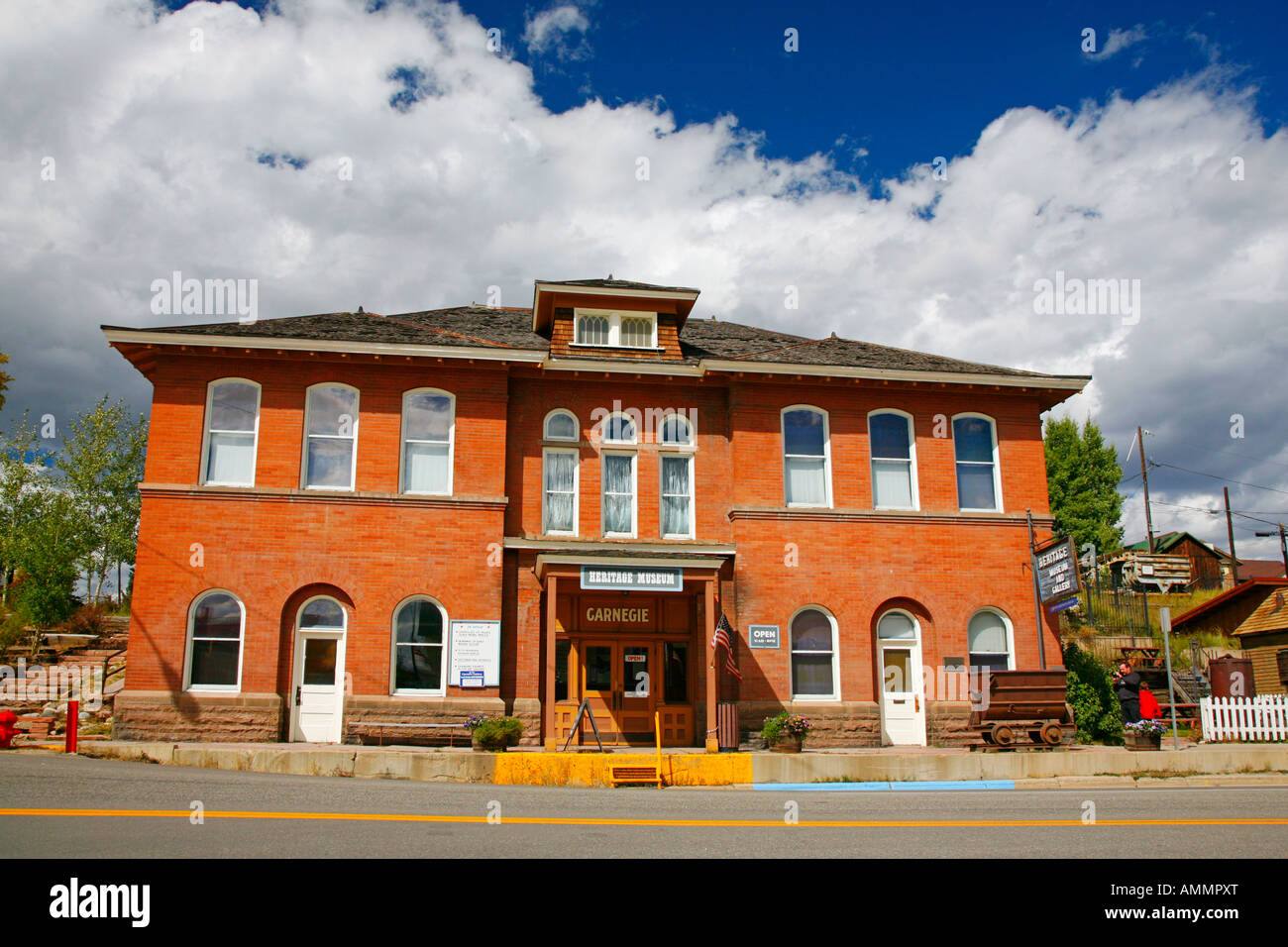 Museum and historical center, Leadville, Colorado Stock Photo Alamy