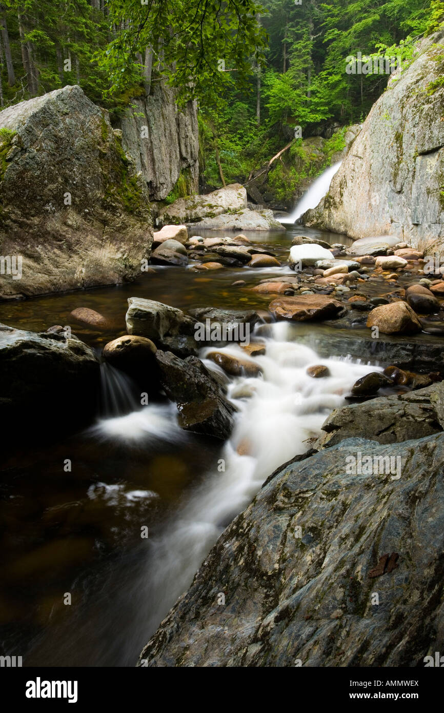 Garfield Falls in Pittsburg New Hampshire USA Stock Photo
