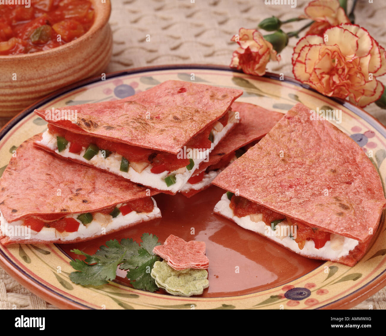 Mexican snack dinner lunch Stock Photo