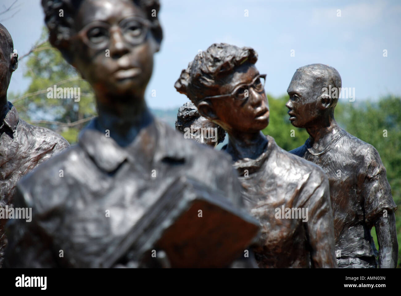 Little Rock Nine memorial Stock Photo