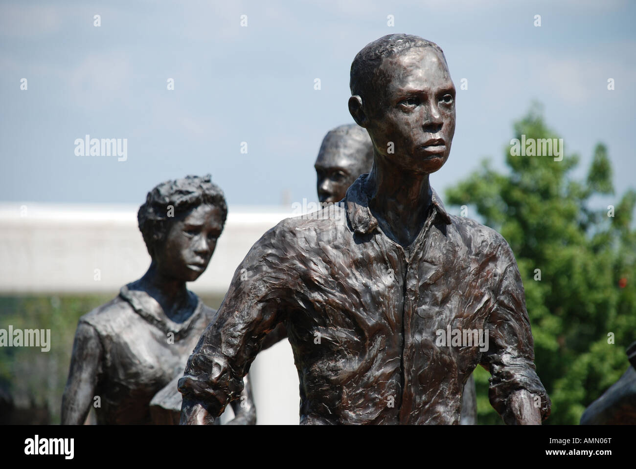 Little Rock Nine Civil Rights Memorial High Resolution Stock ...