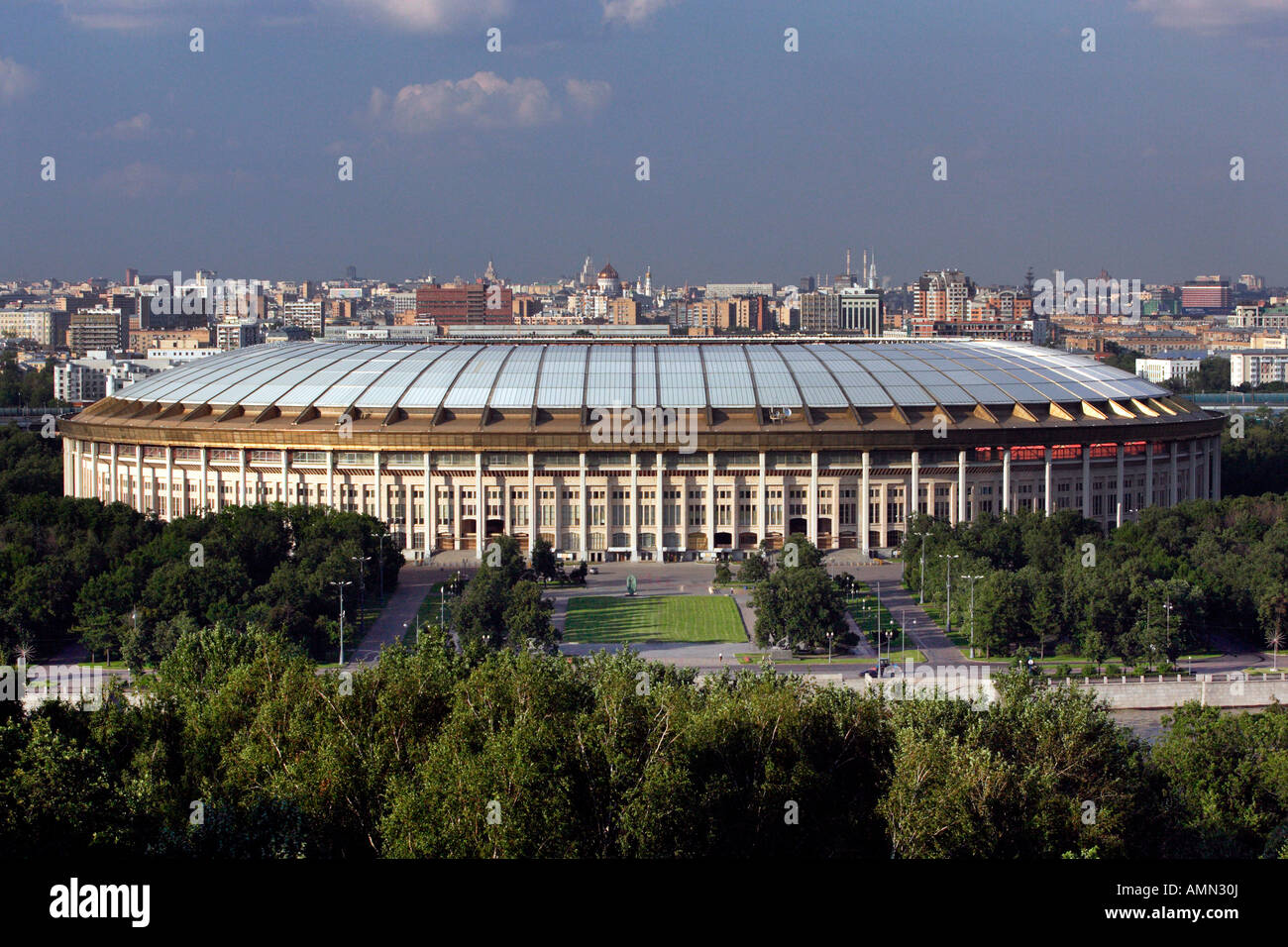The Luzhniki Stadium, Moscow, Russia Stock Photo