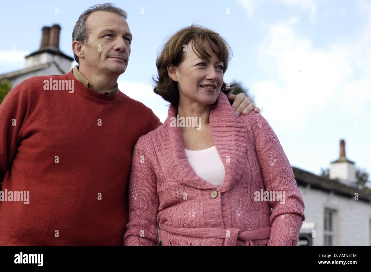 Intimate couple middle age hi-res stock photography and images - Alamy