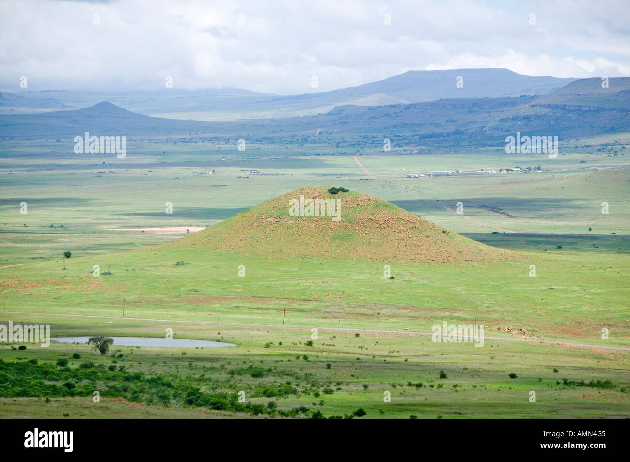 Sandlwana hill or Sphinx the scene of the Anglo Zulu battle site of ...