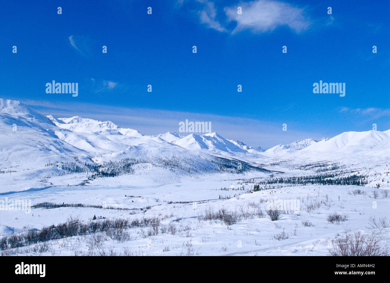 Ogilvie Mountain Range, Yukon, Canada Stock Photo