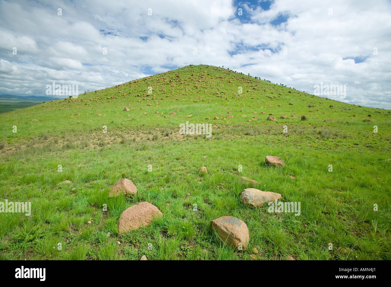 Sandlwana hill or Sphinx the scene of the Anglo Zulu battle site of ...