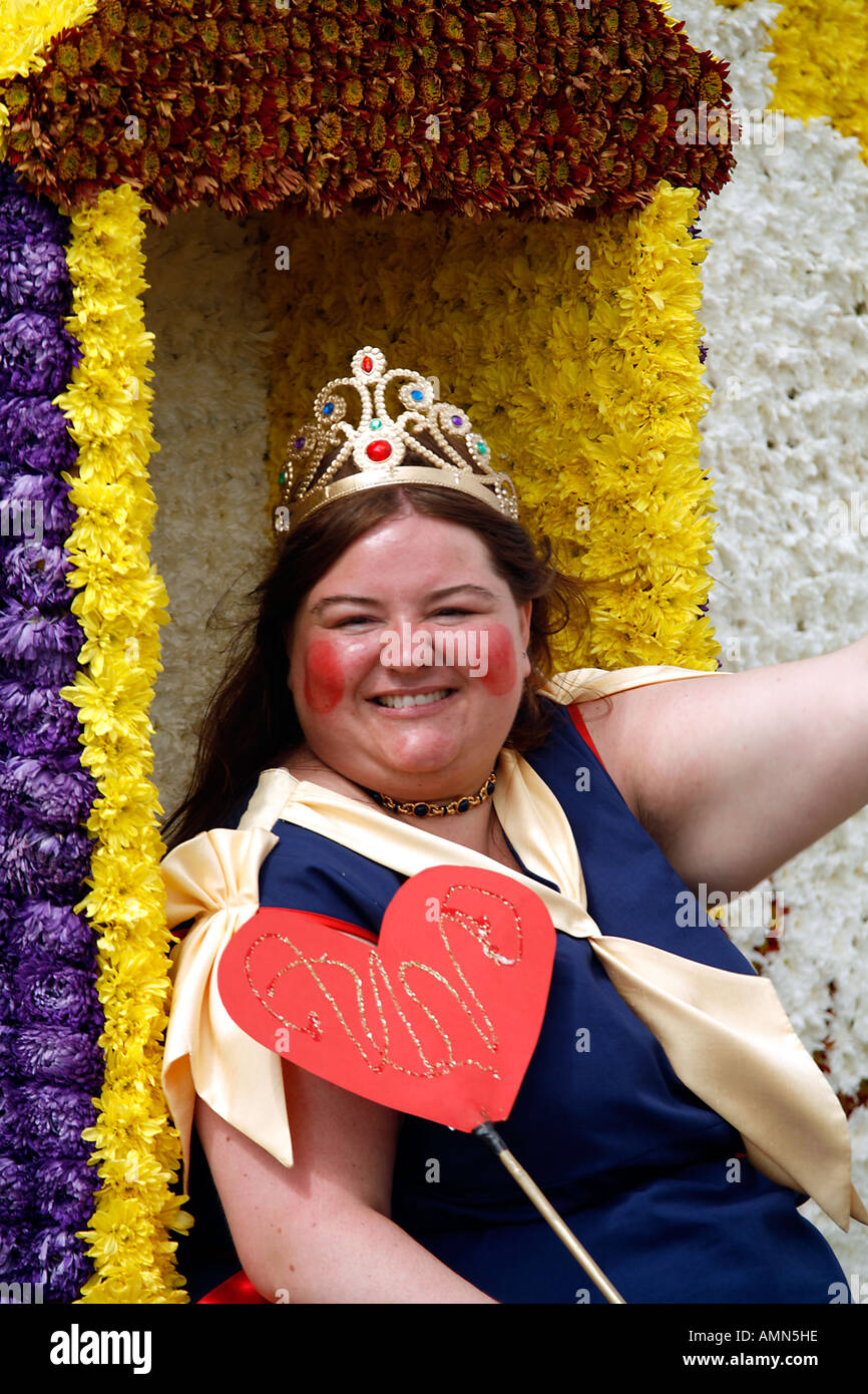Battle of Flowers Parade St Helier Jersey Channel Islands Alice in