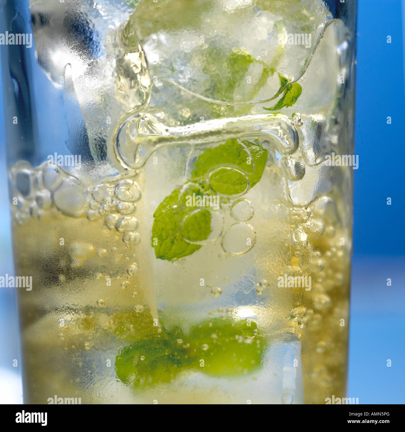 Cold mint tea Stock Photo Alamy