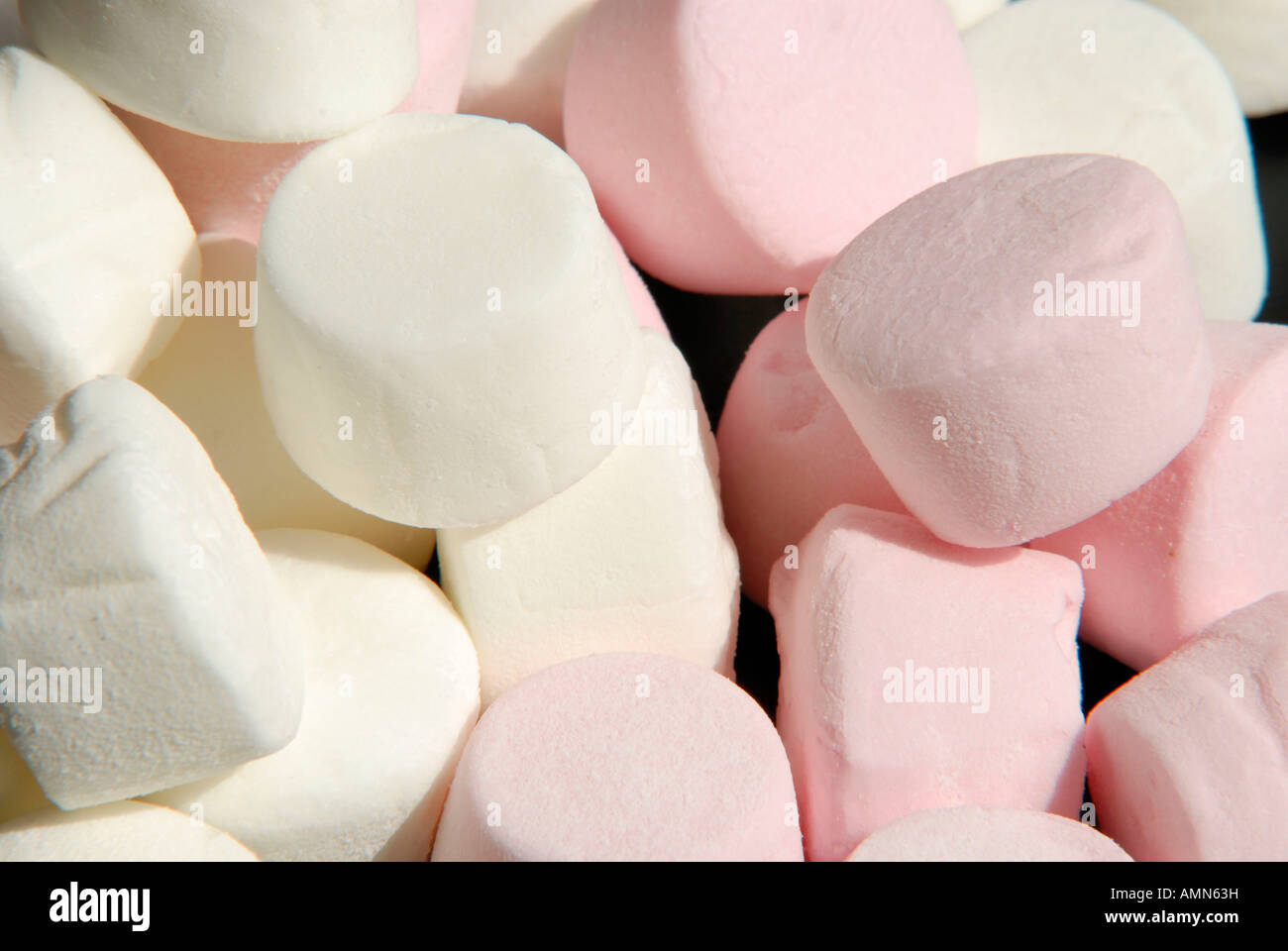 Pink and white Marshmallows Stock Photo Alamy