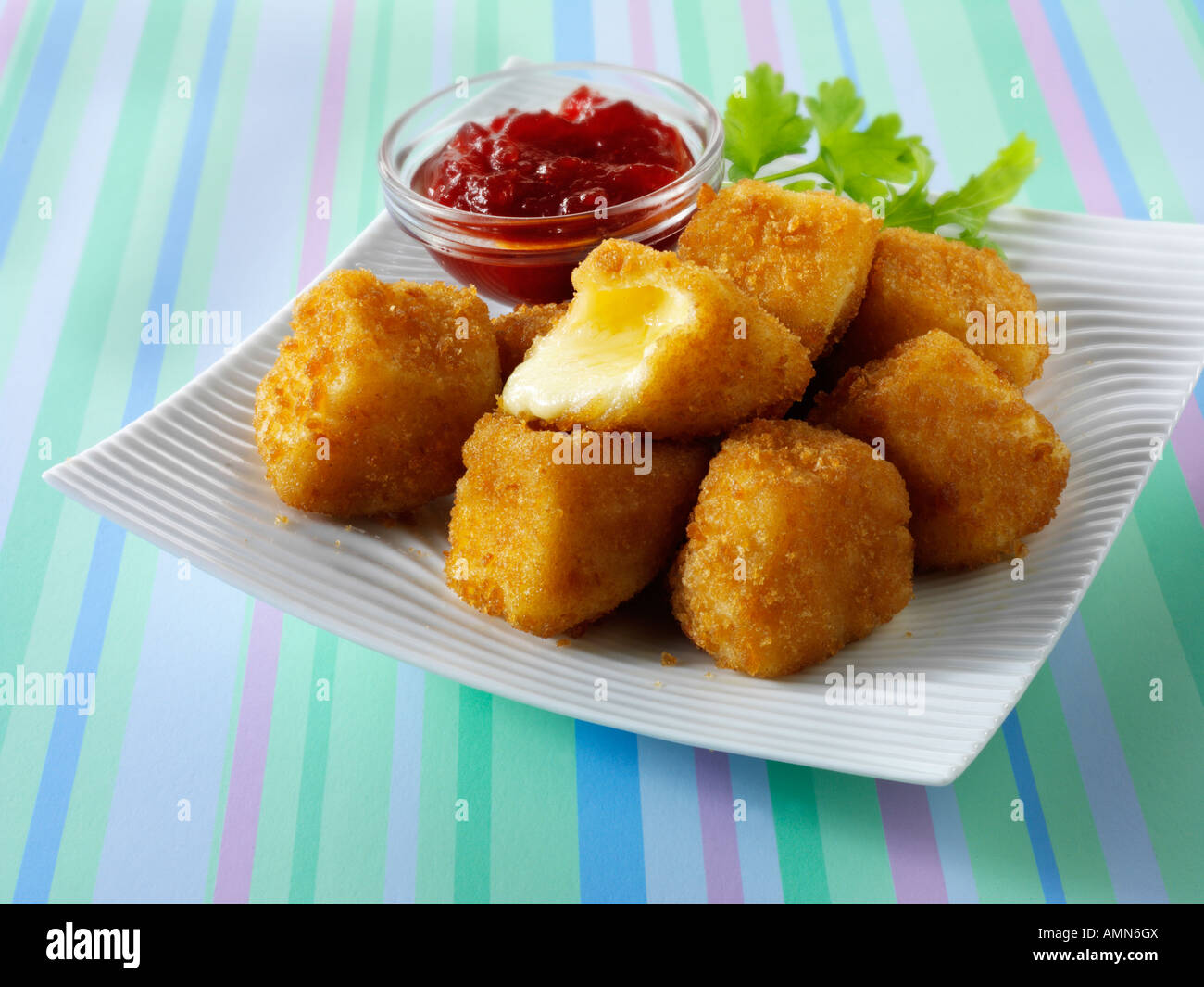 Deep fried camembert Stock Photo Alamy