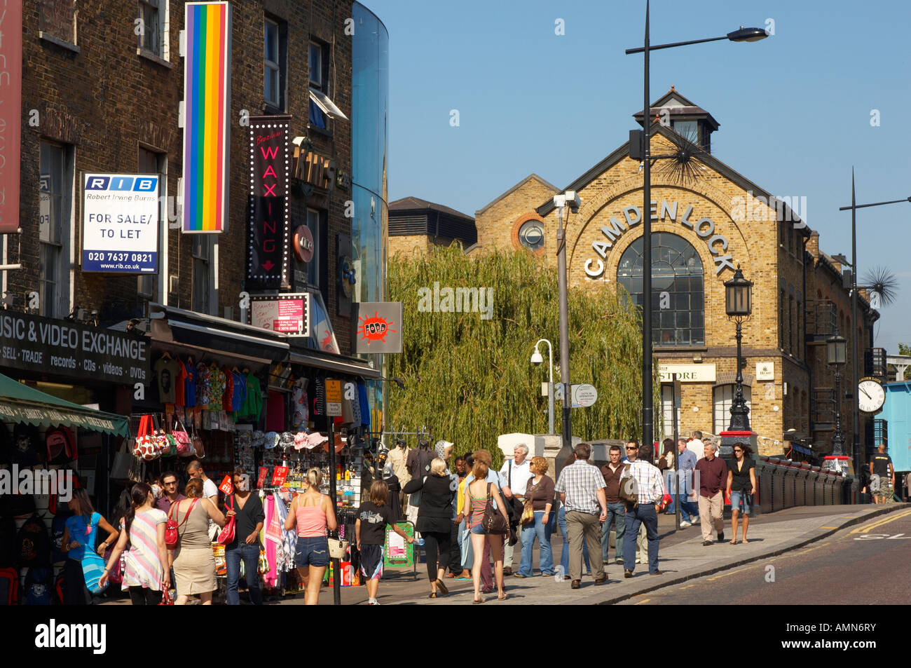 Camden lock London Stock Photo