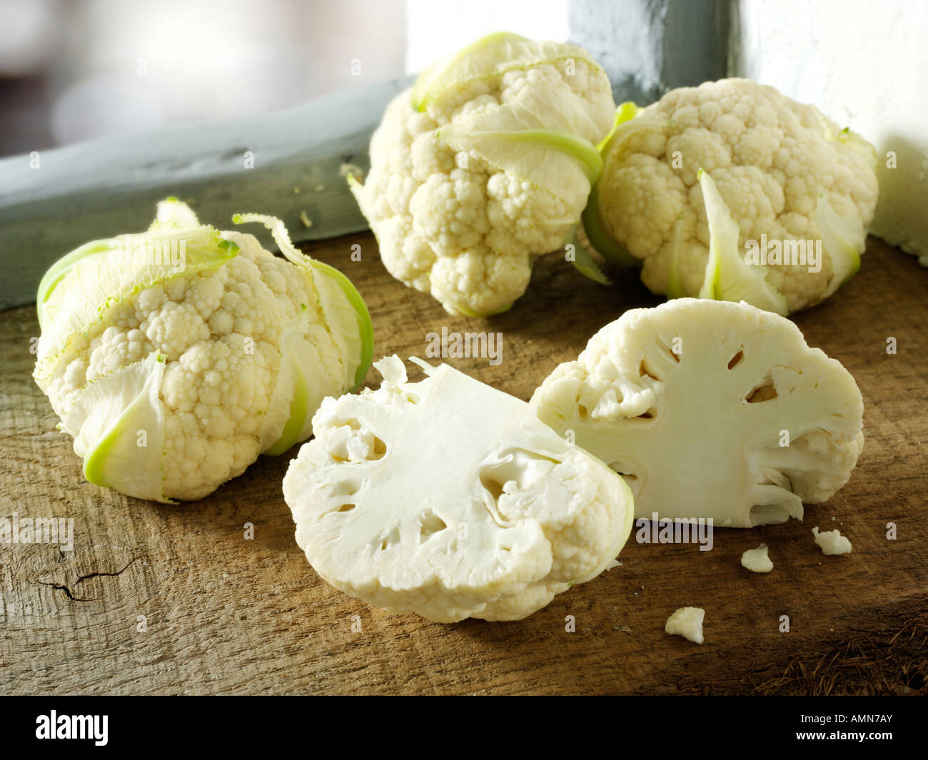 cauliflower - raw cut Stock Photo