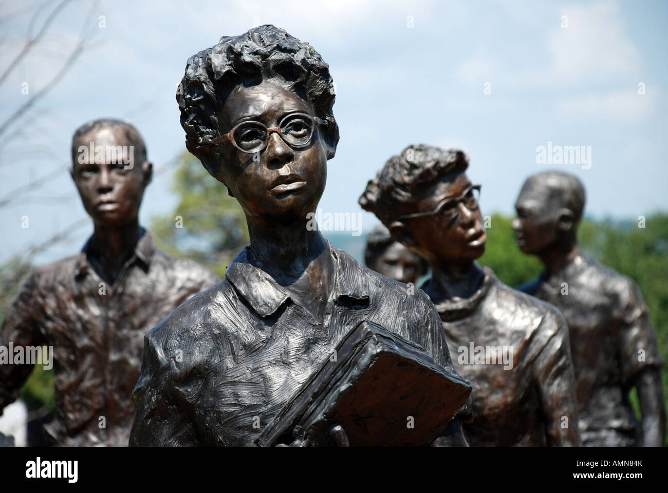 Little rock nine civil rights memorial hi-res stock photography and ...