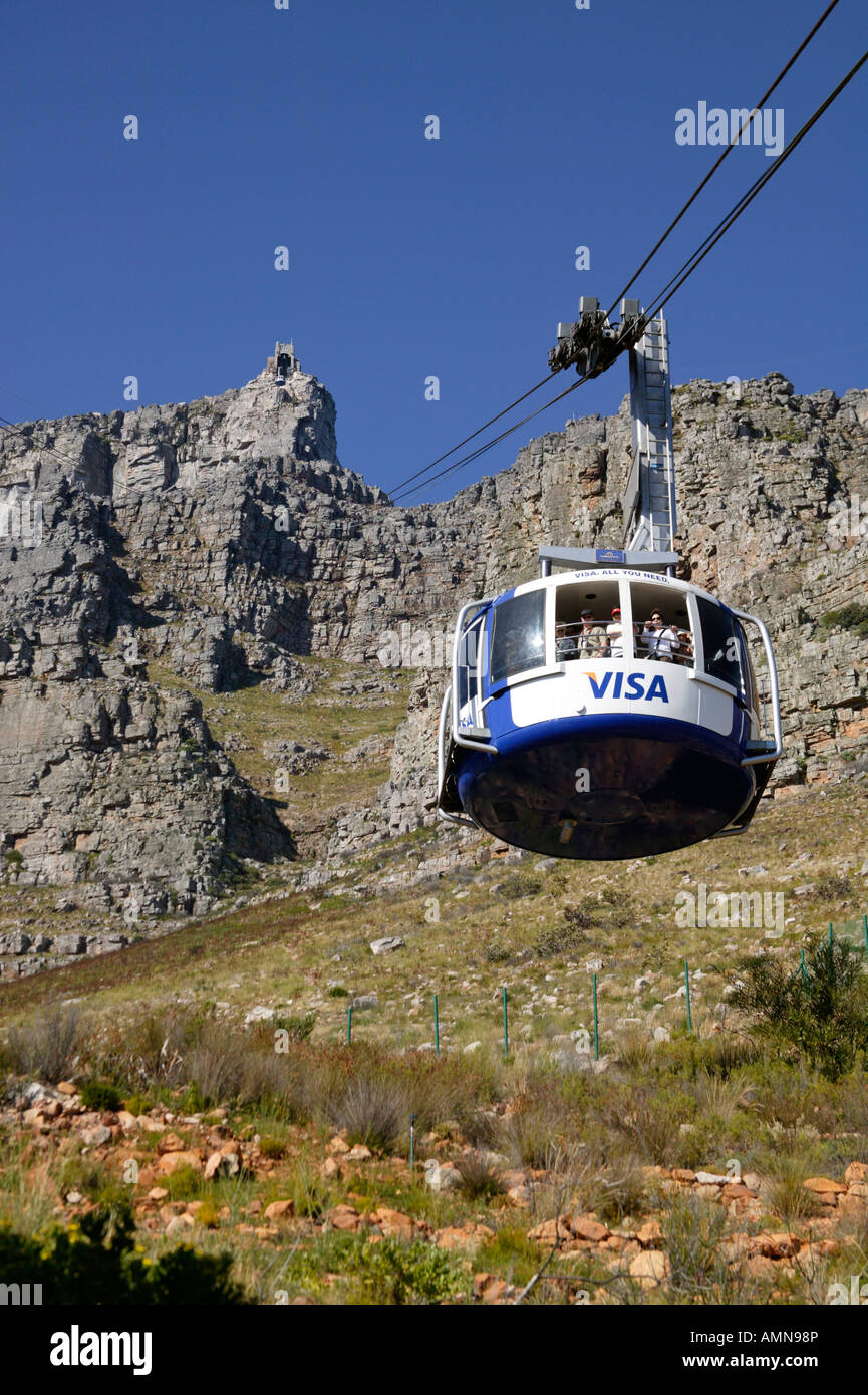 Table mountain cable car Stock Photo Alamy
