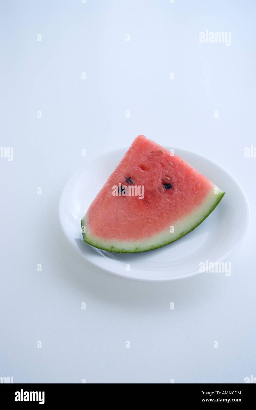 Slice of watermelon Stock Photo