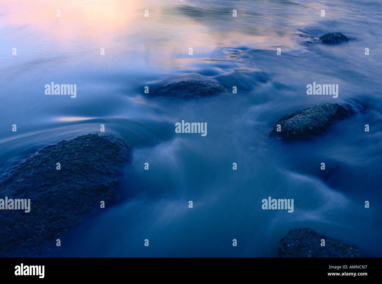 Orange River Reflecting Coloured Light, Augrabies Park, South Africa