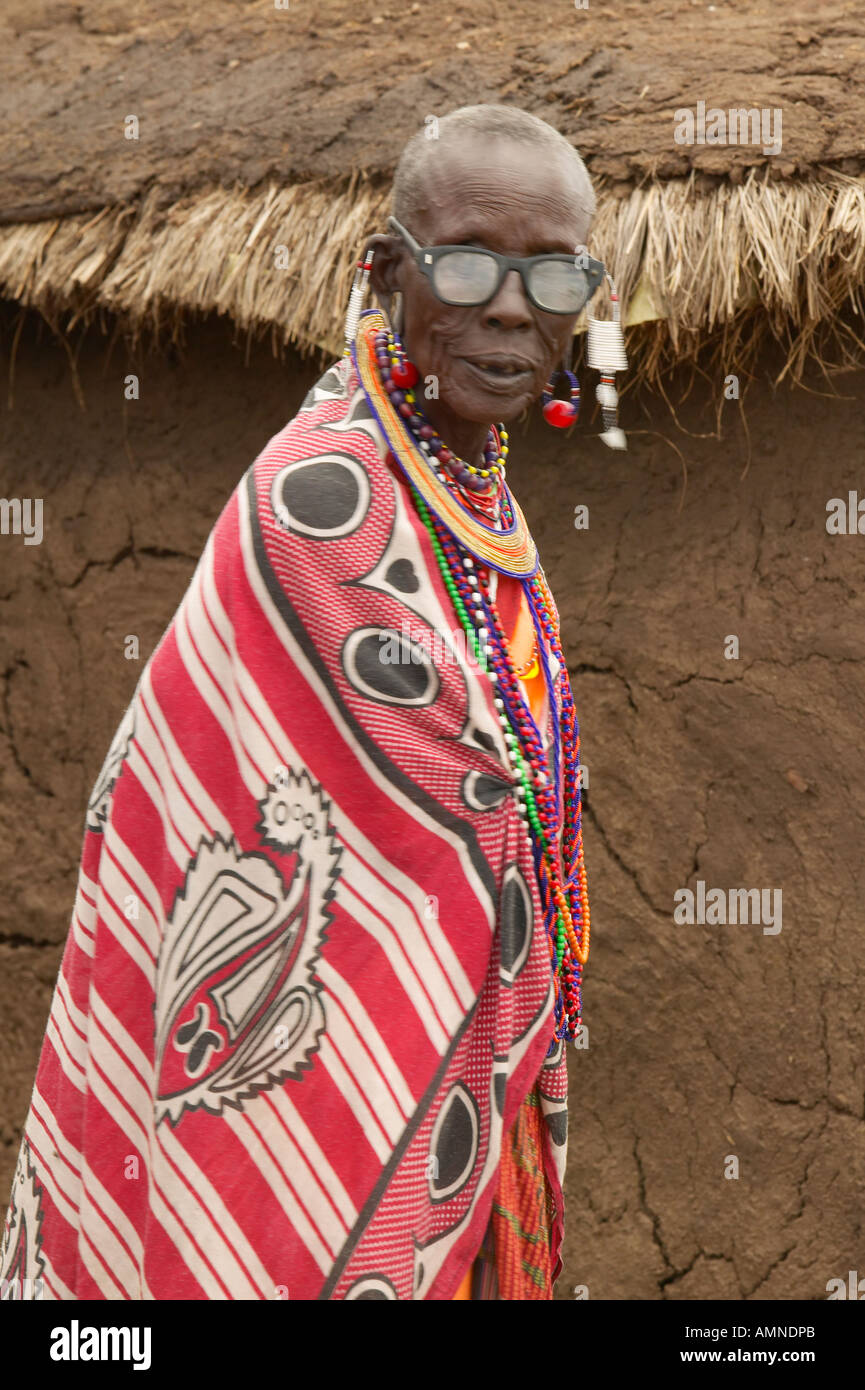 Africa, Kenya, Maasai Mara. A colorful display of fabrics and cloth of the  Maasai people at Olanana in the Maasai Mara Stock Photo - Alamy