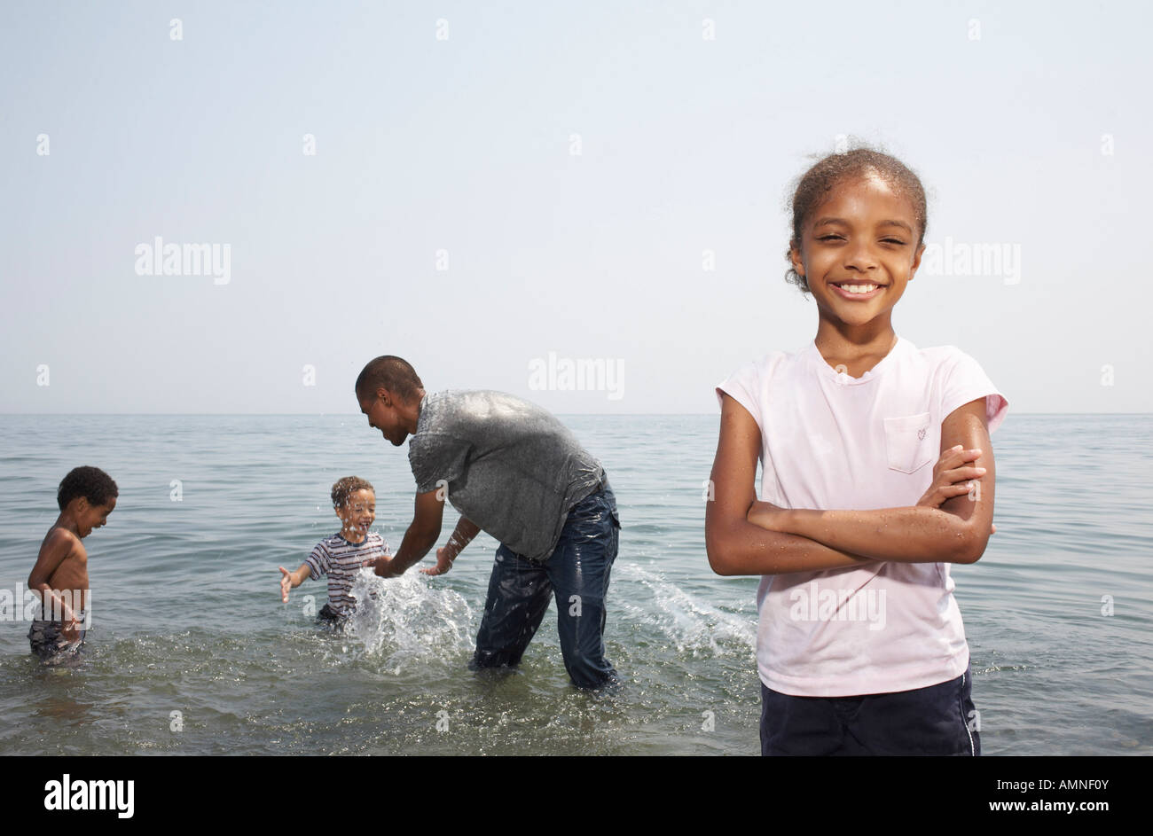Little Girl Splashing High Resolution Stock Photography and Images - Alamy