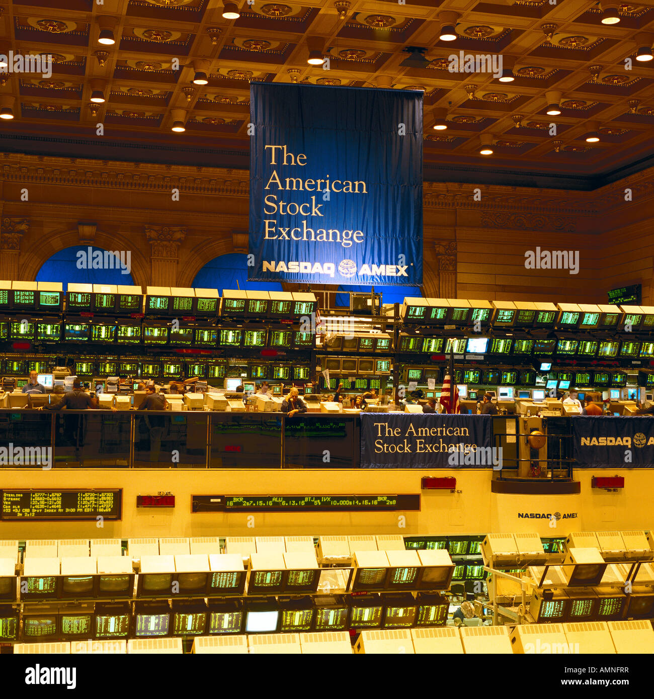 The american stock exchange stock photo alamy