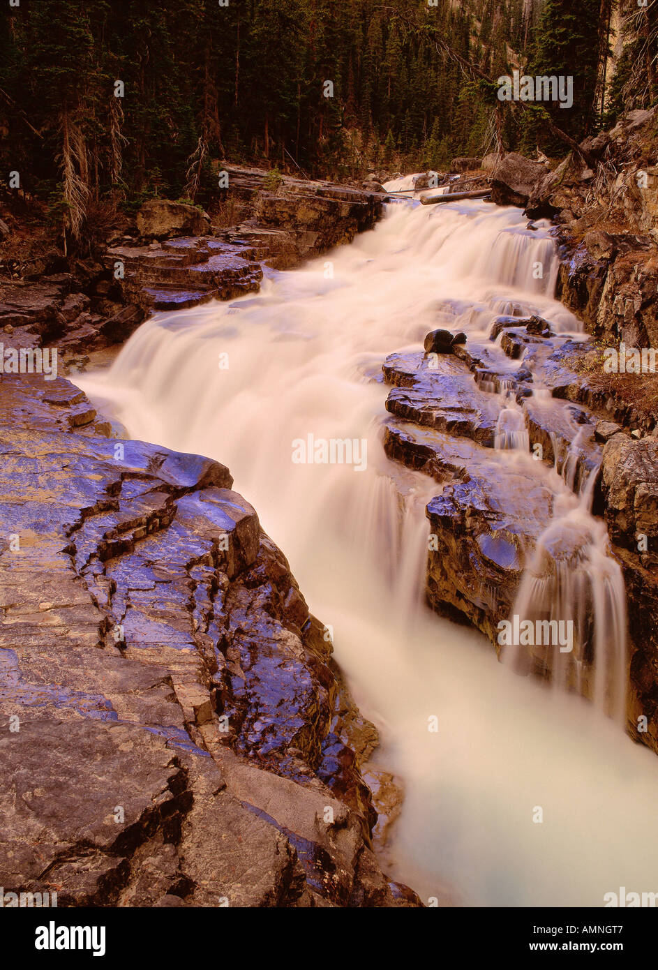 Bridal Veil Falls, Banff National Park, Alberta, Canada Stock Photo Alamy