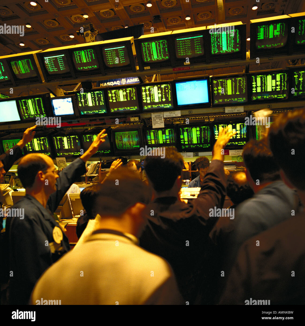 Broker and trader Stock Photo
