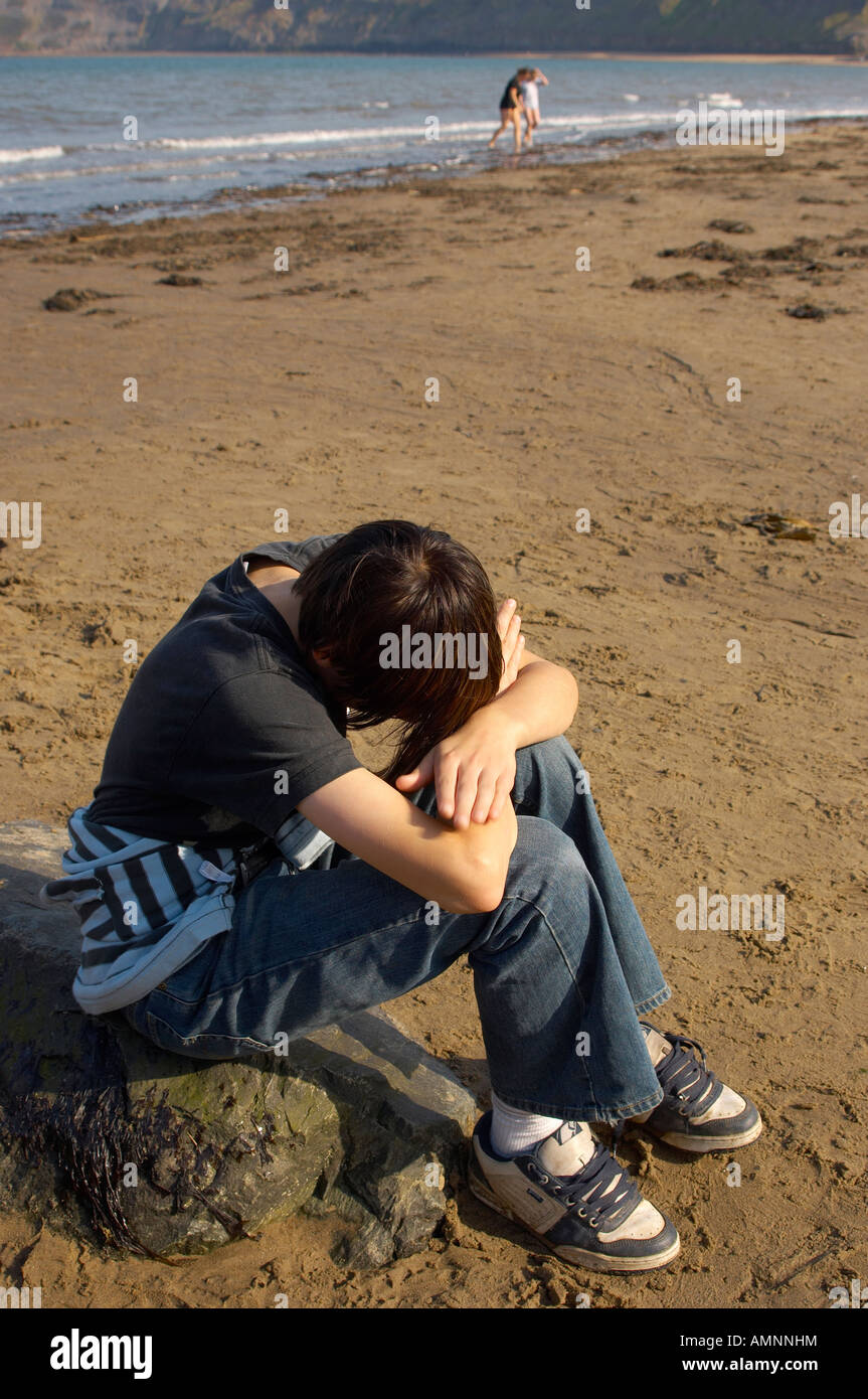 Moody teenager hi-res stock photography and images - Alamy
