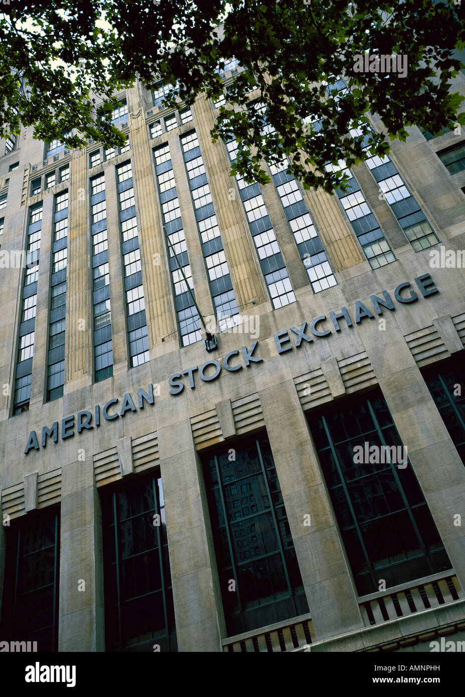 The American Stock Exchange Stock Photo