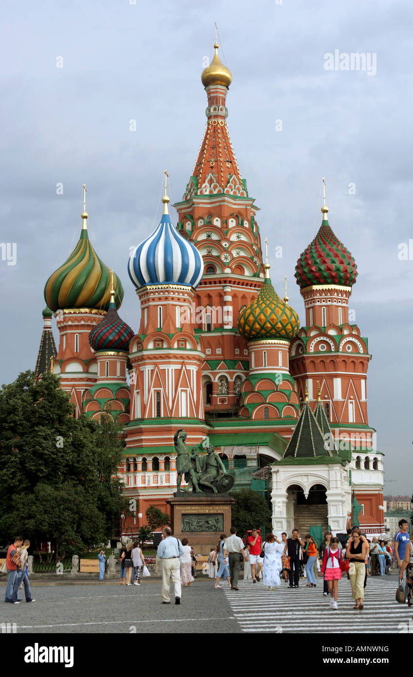 The Cathedral of St. Basil the Blessed, Moscow, Russia Stock Photo