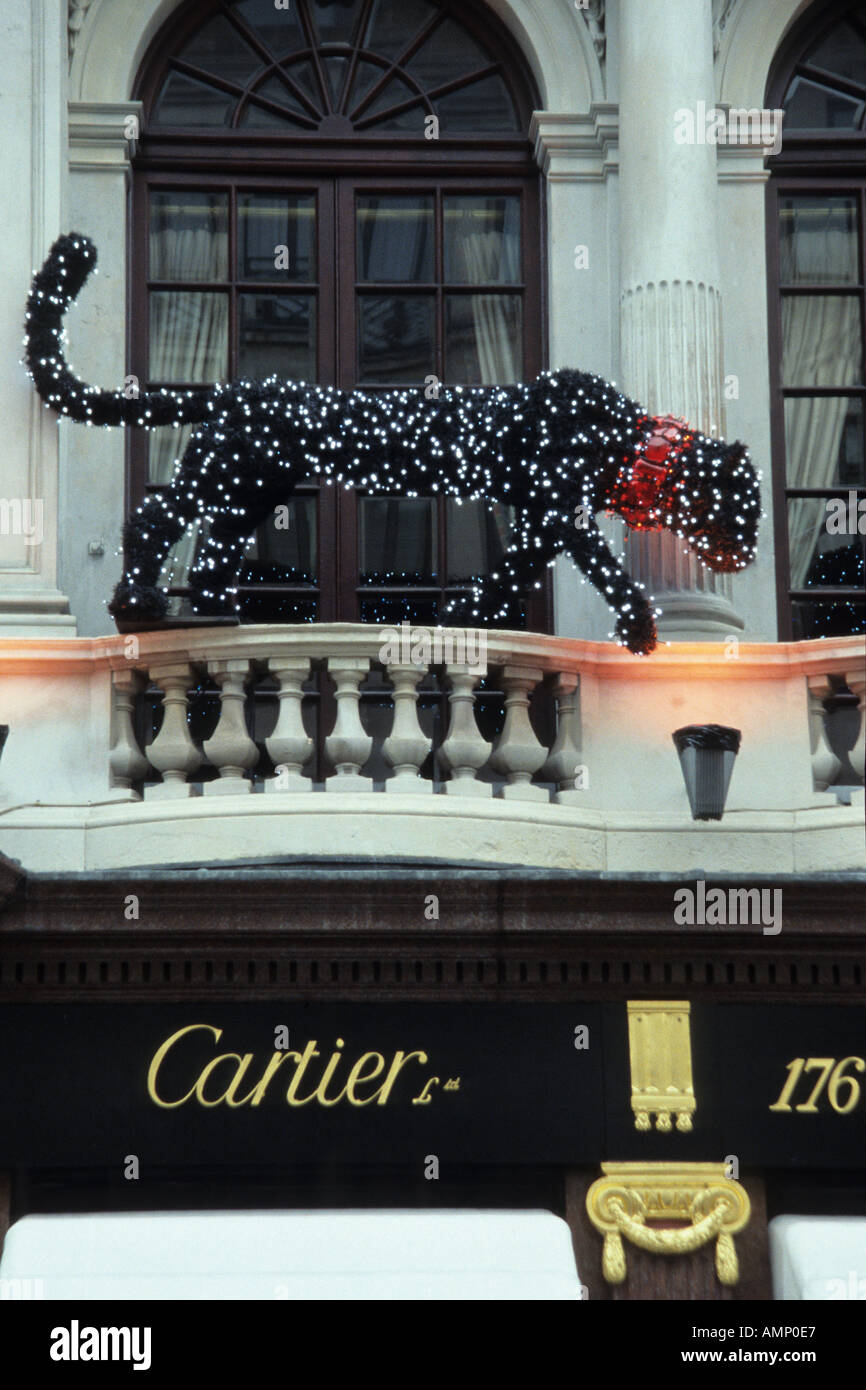 Christmas at Cartier London UK Stock Photo Alamy