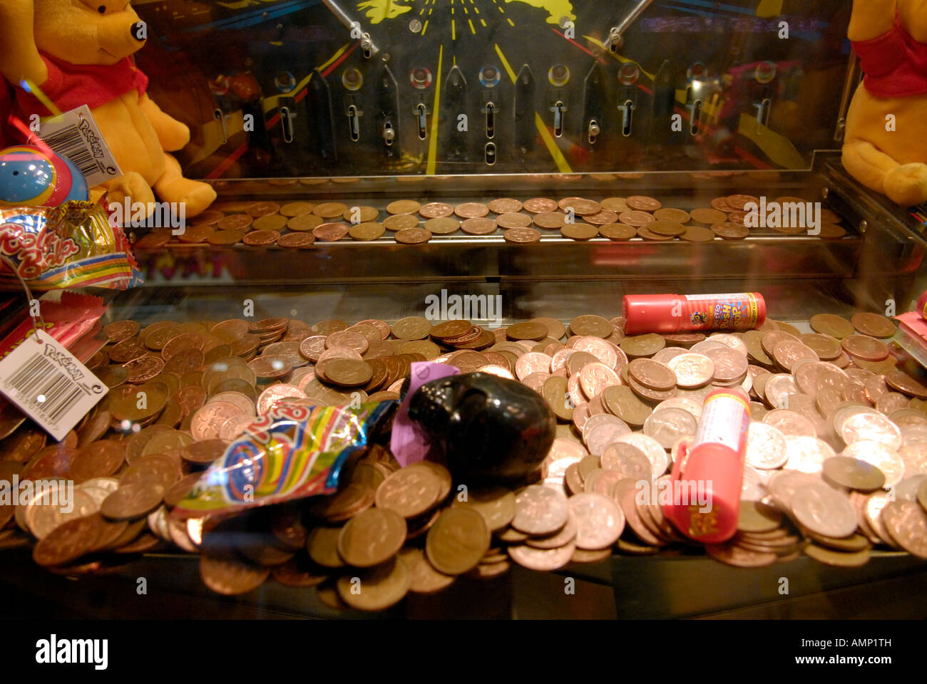 Two Pence Slide Slot Game Stock Photo Alamy