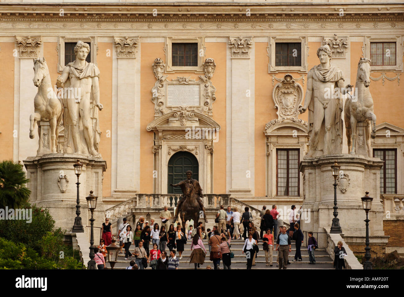 Piazza del Campidoglio, Capitoline Hill, Rome, Italy Stock Photo - Alamy