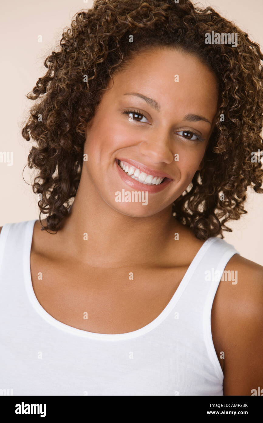 Portrait of African woman Stock Photo