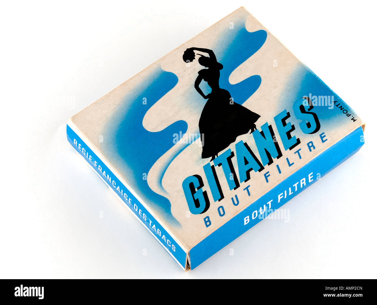 A Packet of French Cigarettes Stock Photo