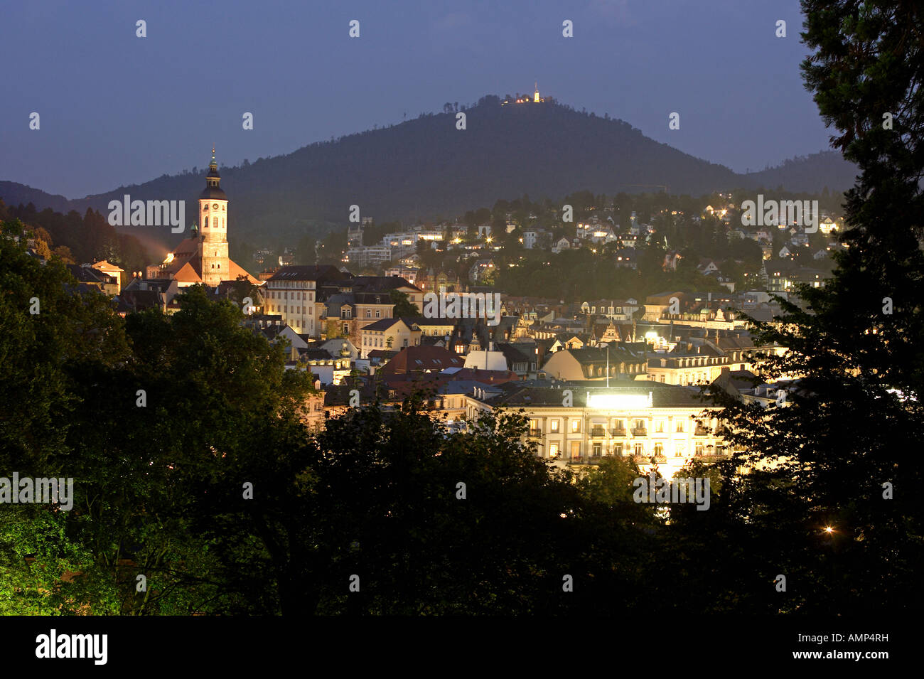 The old town in Baden-Baden, Germany Stock Photo