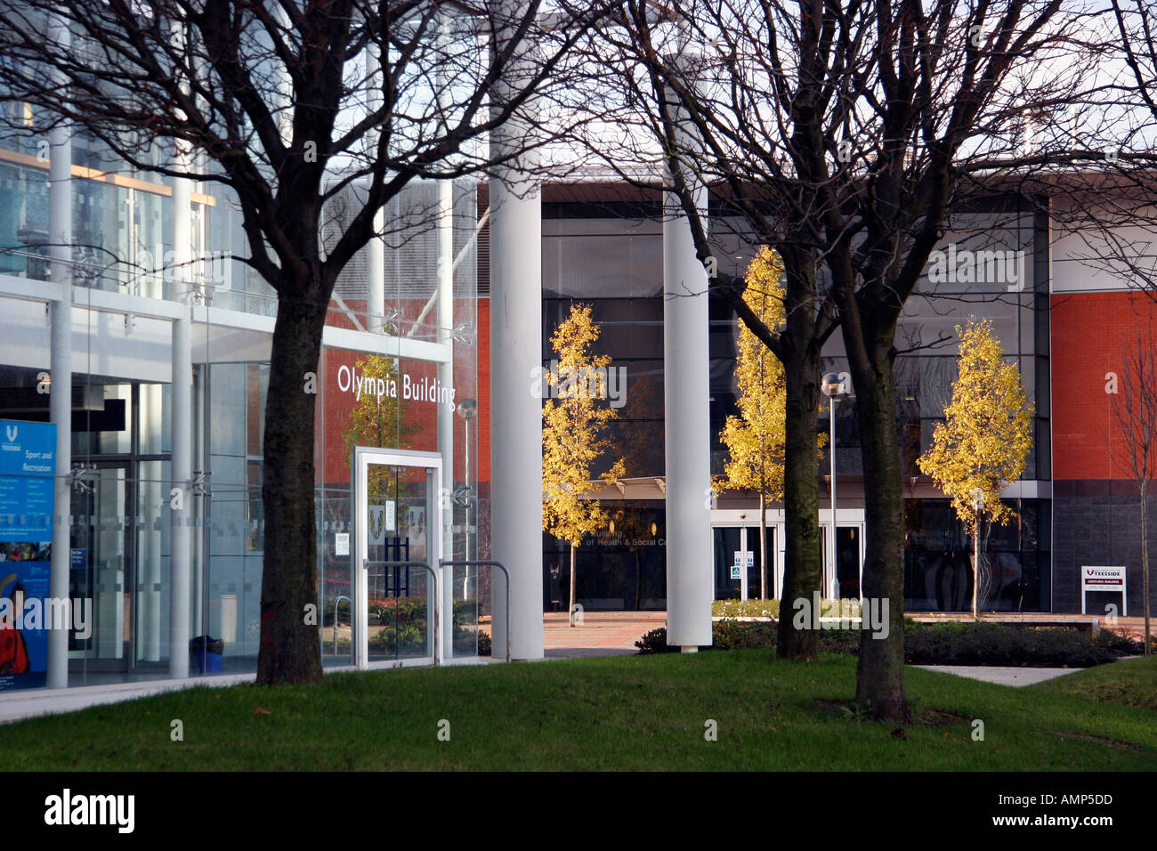 Teesside University Campus Middlesbrough Tees Valley England Stock