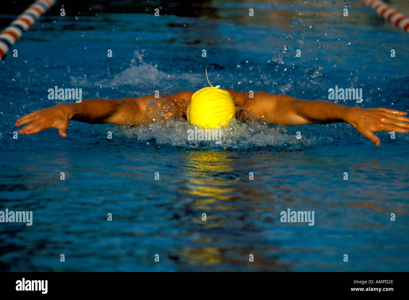 Sports Swimming VA competition swimmer in Virginia Stock Photo