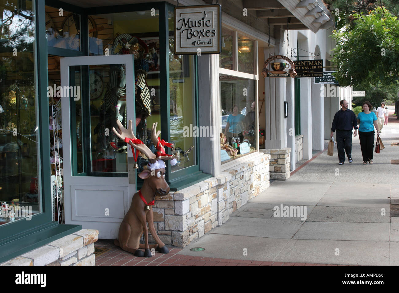 Street Scene Carmel California USA Stock Photo Alamy