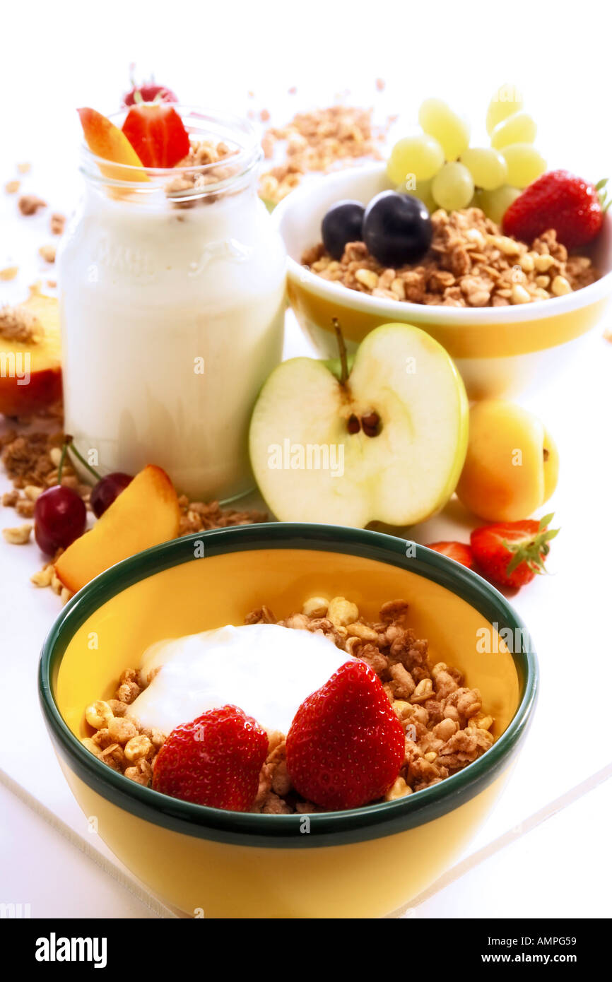 Muesli for breakfast Stock Photo Alamy