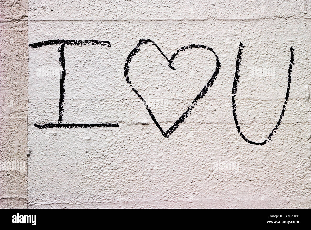Graffiti I Love You On Paper