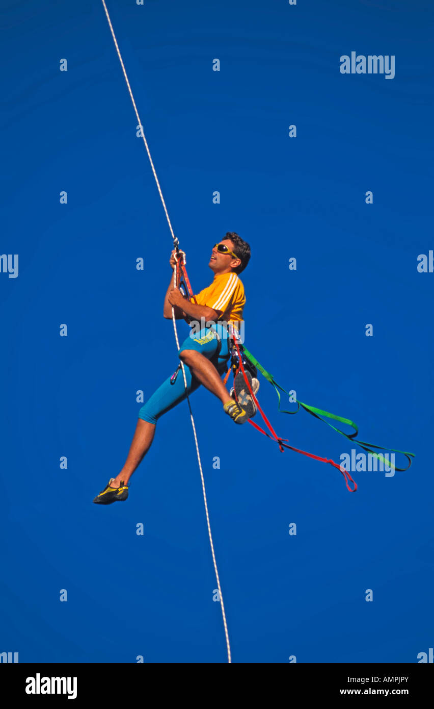 First On The Rope on the rope Stock Photo - Alamy