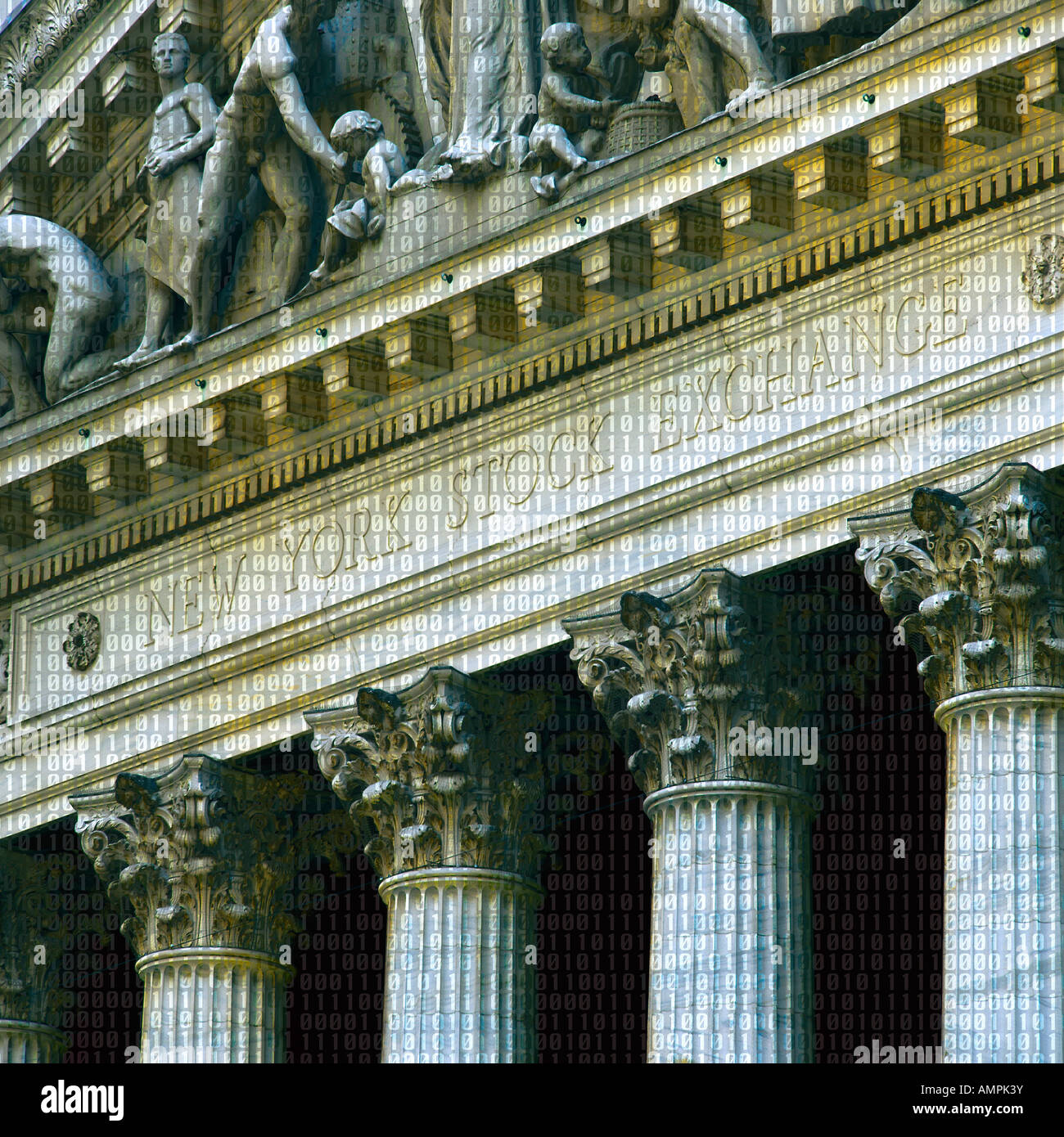 New York Stock Exchange online Stock Photo