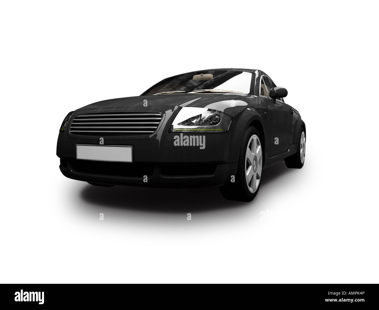 isolated sport car on white background Stock Photo - Alamy