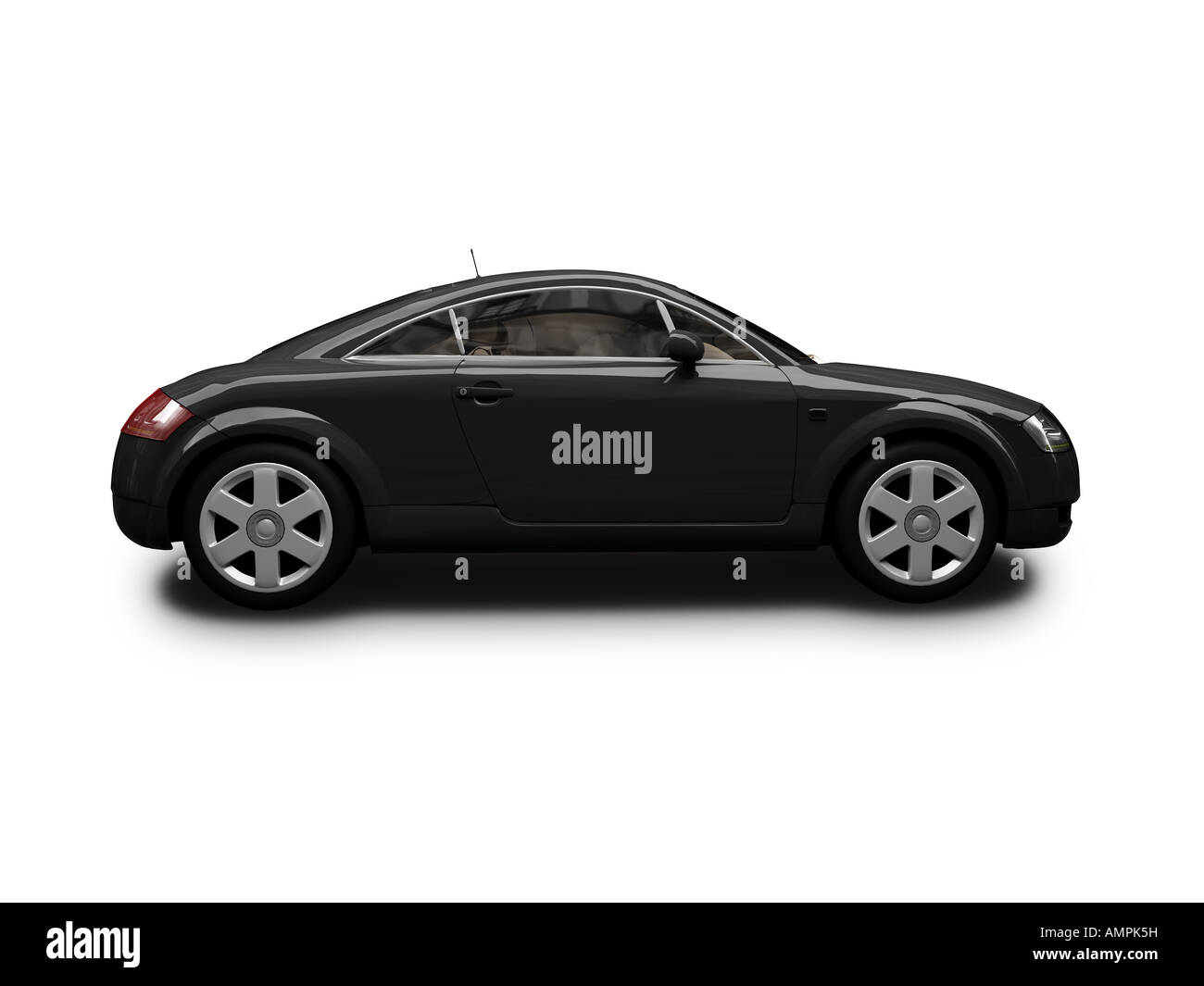 isolated sport car on white background Stock Photo - Alamy