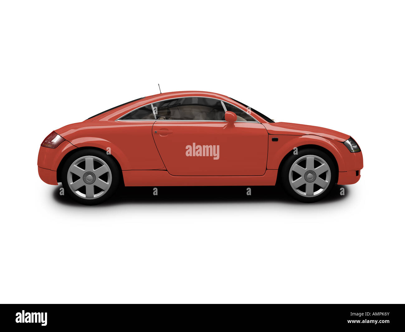 isolated sport car on white background Stock Photo - Alamy