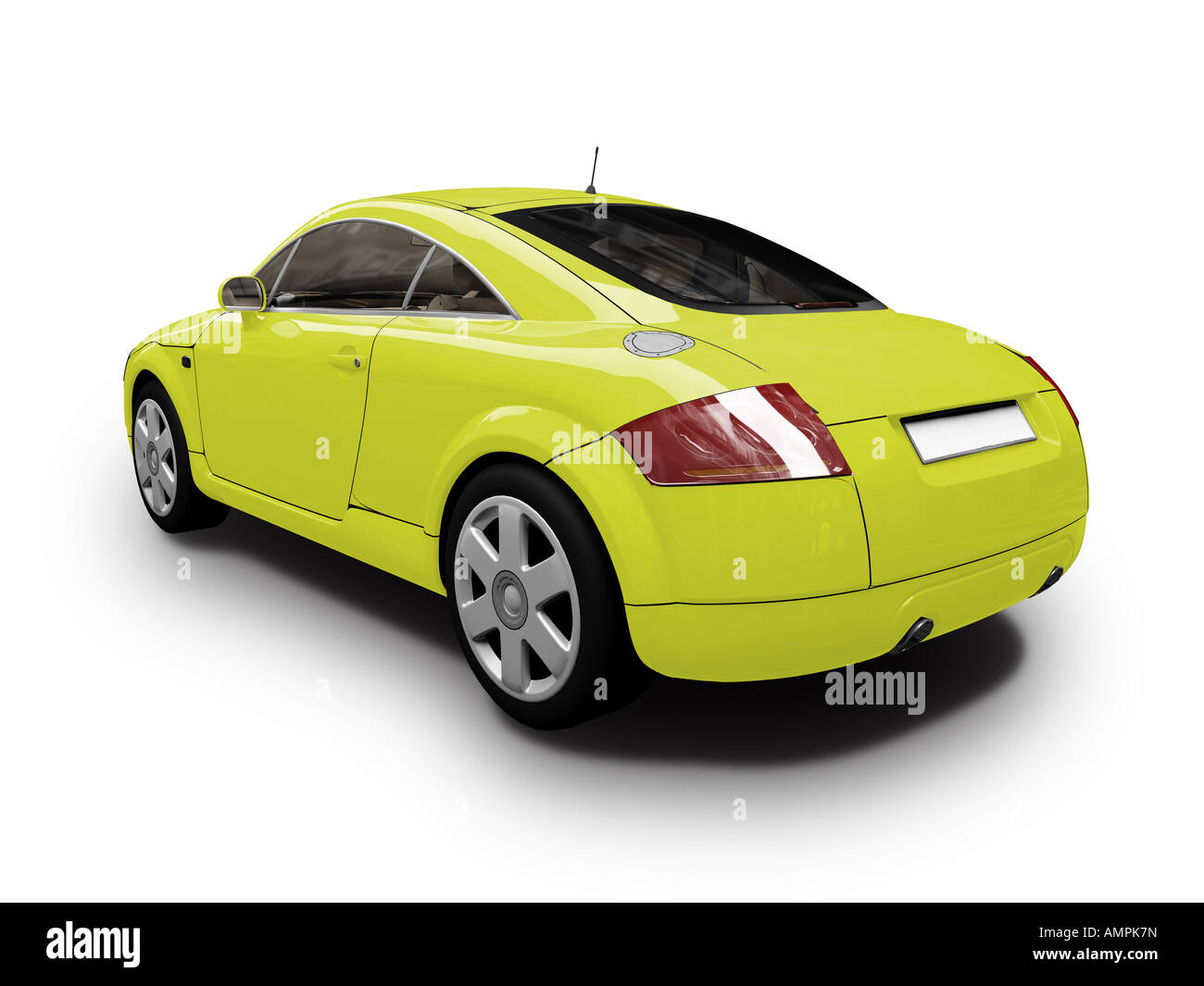 isolated sport car on white background Stock Photo - Alamy