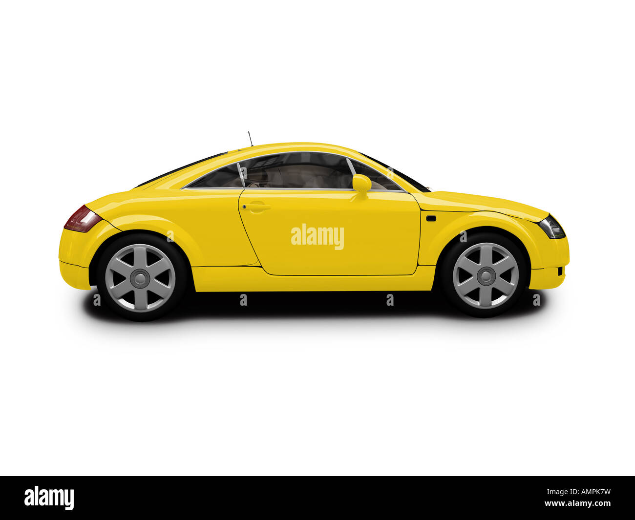 isolated sport car on white background Stock Photo - Alamy