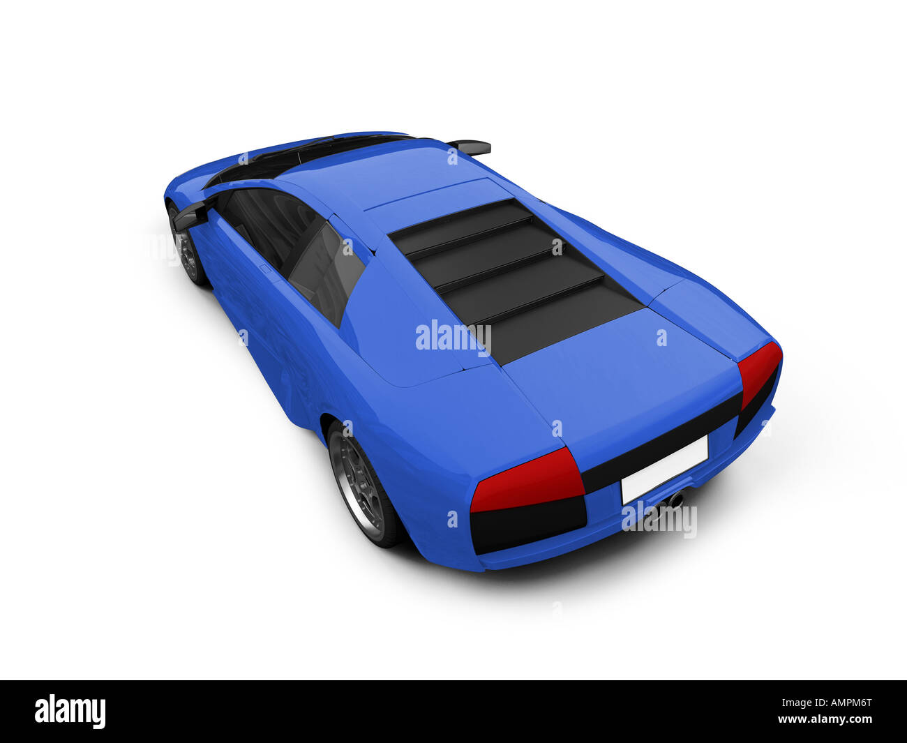isolated sport car on white background Stock Photo - Alamy