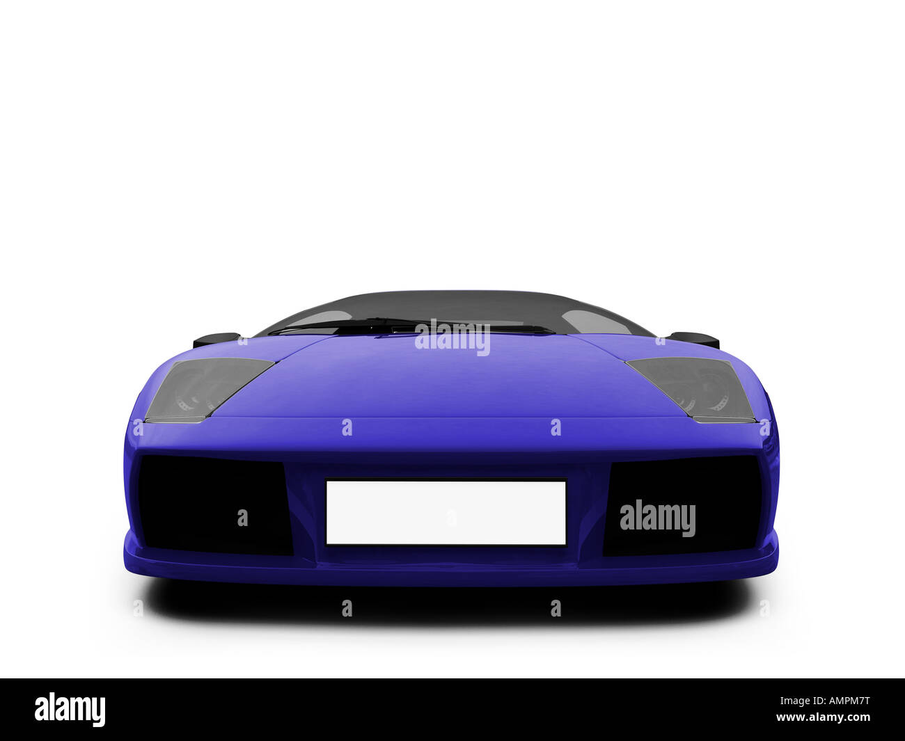 isolated sport car on white background Stock Photo - Alamy