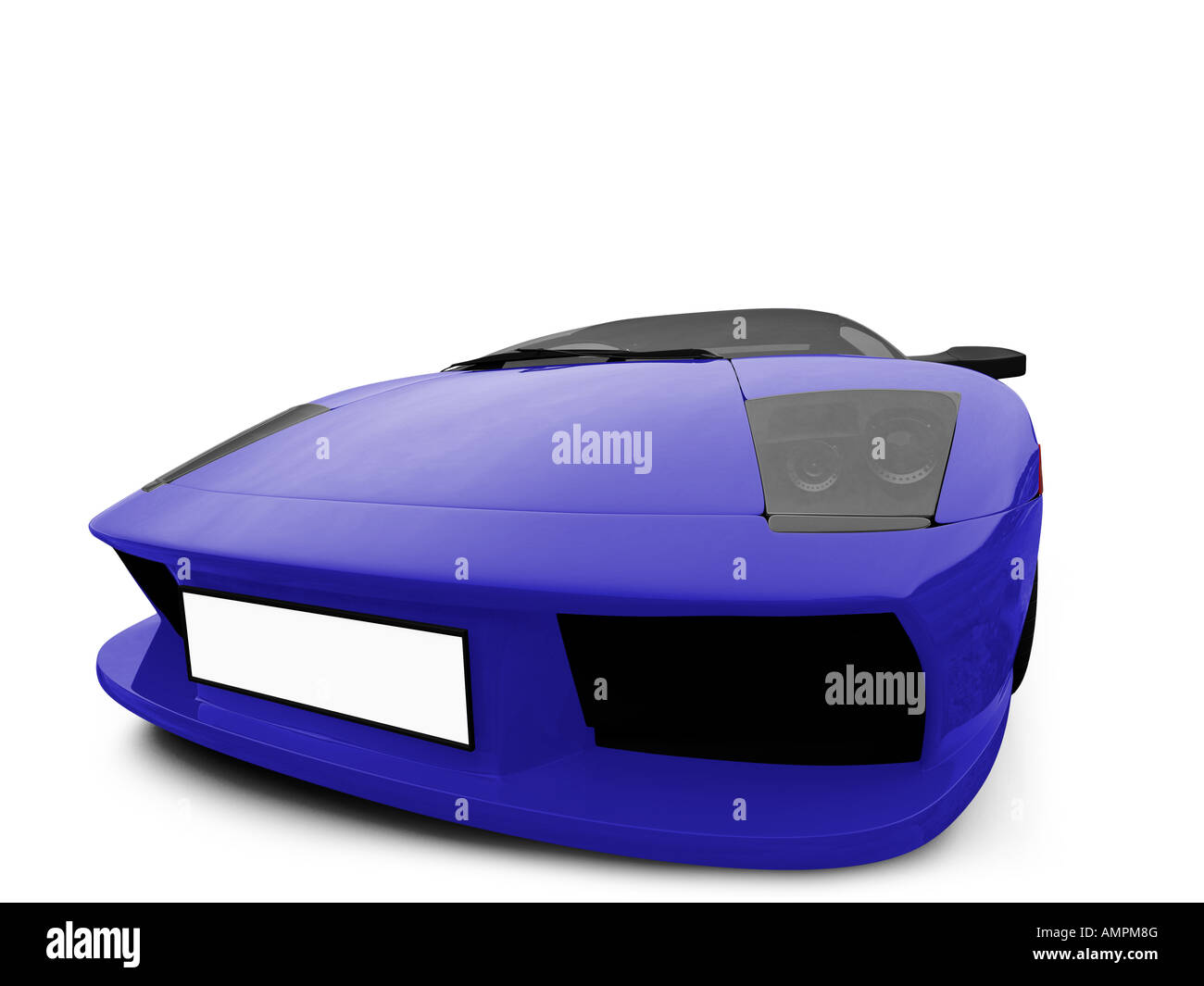 isolated sport car on white background Stock Photo - Alamy